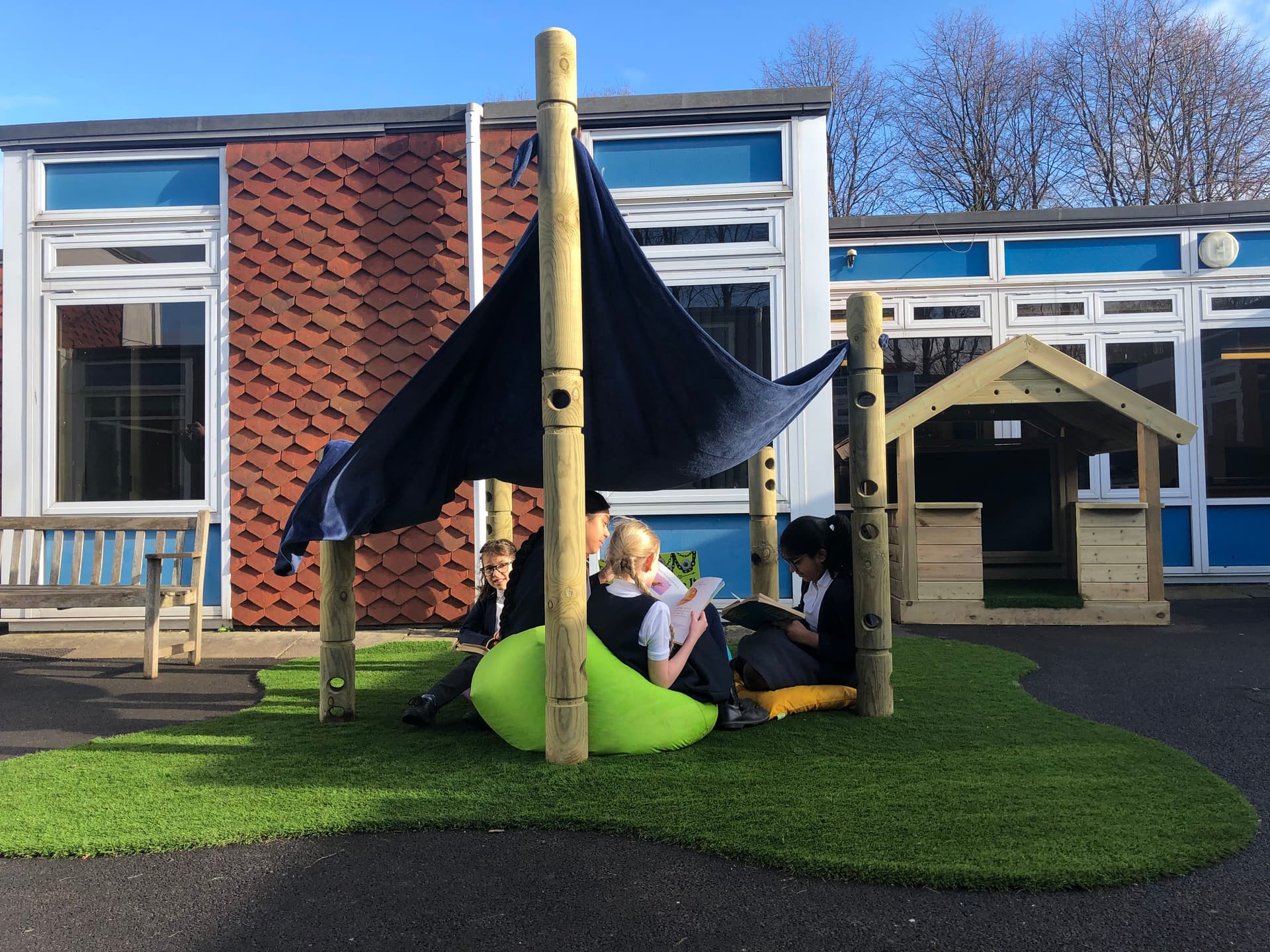 Encourage child-led learning through den making