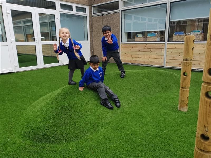 Create exciting mounds and pathways