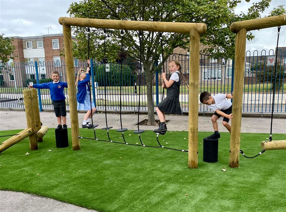 Build balance, strength and coordination through play